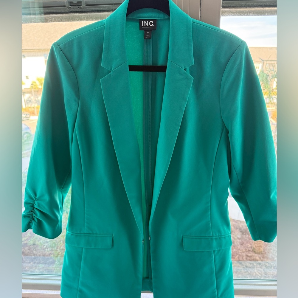 INC International Concepts Teal Blazer